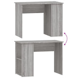 Desk Grey Sonoma 100x55x75 cm Engineered Wood 823030