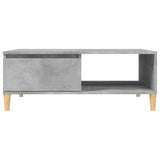 ZNTS Coffee Table Concrete Grey 90x60x35 cm Engineered Wood 805999