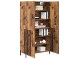 Highboard Old Wood 69.5 x 34 x 180 cm Engineered Wood 3415677