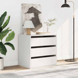 Corner Chest of Drawers White 60x41x58 cm Engineered Wood 852843