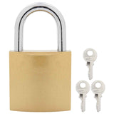 U Lock with Keys 100 pcs Brass Iron 42021901