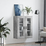 Wall Mounted Cabinet Concrete Grey 69.5x34x90 cm 828496
