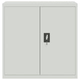 File Cabinet Light Grey 90x40x130 cm Steel 3188317