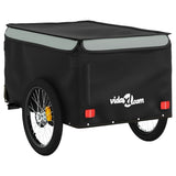 Bike Trailer Black and Grey 30 kg Iron 94098