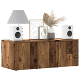 TV Cabinet Old Wood 80x34x30 cm Engineered Wood 856012