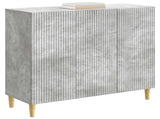 Sideboard Concrete Grey 89 x 34.5 x 80 cm Engineered Wood 894648