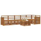 Sectional Sofa Set 7 pcs Natural Solid Acacia Wood 3374924