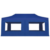 Professional Folding Party Tent with Walls Aluminium 6x3 m Blue 45507