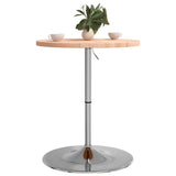 ZNTS Bar Table Ø60x90.5 cm Solid Wood Beech 3270629