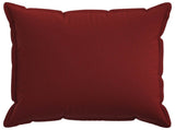Cushion Cover 6 pcs HOUTEN Wine Red 80 x 80 cm Faux Linen 921562