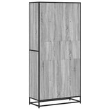 Bookcase Grey Sonoma 80.5x35x170.5 cm Engineered Wood 3300858