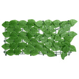 Balcony Screen with Green Leaves 600x75 cm 315498