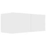 4 Piece TV Cabinet Set White Engineered Wood 3078735