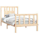Bed Frame without Mattress Solid Wood Pine 90x200 cm 3188151