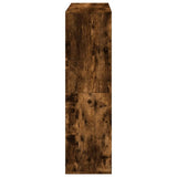 Room Divider Smoked Oak 100x33x115 cm Engineered Wood 3309550