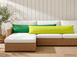 Cushion with Pillow HOUTEN 2 pcs Green Polyester 934440
