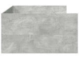 Bed Frame with Storage Concrete Grey 80 x 200 cm 3429634