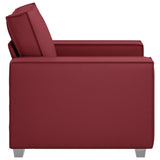 Sofa Wine Red 99 x 78 x 84 cm Fabric 4105042