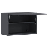 Wall Cabinet for Garage with Gas-lift Door Anthracite 883266