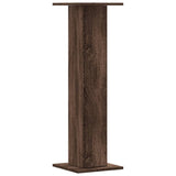 Speaker Stands 2 pcs Brown Oak 30x30x95 cm Engineered Wood 852678