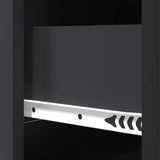 Drawer Cabinet Black 66 x 34.5 x 87 cm Engineered Wood 895296