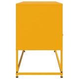 TV Cabinet Mustard Yellow 100.5x39x60.5 cm Steel 846545