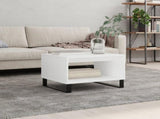 Coffee Table White 60x50x40 cm Engineered Wood 829260
