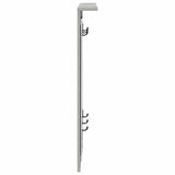 Wall-Mounted Coat Rack with Shelf Concrete grey 84 x 10 x 80 cm 874494