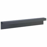 Garden Cover Profile 10 pcs 100 x 10 x 15 cm Steel Anthracite 8012911