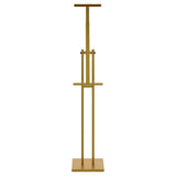 Trade Show Displays 2 pcs Gold 26.5 x 26.5 x 150 cm Steel 3407639