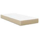 Bed Mattress with Mattress Sage 100 x 200 cm Fabric 42008275