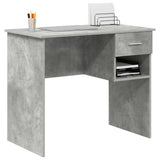 Desk with Drawer Concrete Grey 90 x 49 x 75 cm Engineered Wood 869269