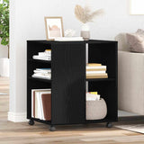 Storage Cabinet Black Oak 60 x 53 x 72.5 cm Engineered Wood 862672