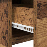 Cosmetic Table with Drawer with Mirror Old Wood 100 x 45 x76 cm 871669