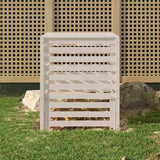 Composter White 82.5x82.5x99.5 cm Solid Wood Pine 823816