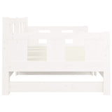 Pull-out Day Bed without Mattress White 2x cm 820293
