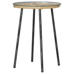 Garden Dining Set 3 pcs Brown and Black and Cream 42010359