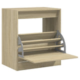 Shoe Cabinet Sonoma Oak 60x42x69 cm Engineered Wood 839982