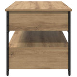 Coffee Table Artisan Oak 85 x 50 x 50 cm Engineered Wood 883056
