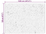 Rug HUARTE Short Pile Soft and Washable Beige 120x120 cm 375018