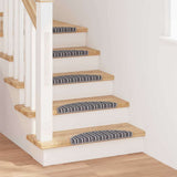 Self-adhesive Stair Mats 15 pcs Grey 56 x 17 x 3 cm 42011439
