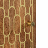 Highboard 40x33x110 cm Solid Wood Mango 358313