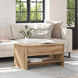 Coffee Table Artisan Oak 80 x 50.5 x 41.5 cm Engineered Wood 880714