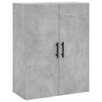 Highboard Concrete Grey 69.5x34x180 cm Engineered Wood 3198173