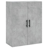 Highboard Concrete Grey 69.5x34x180 cm Engineered Wood 3198173