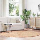 Shaggy Rug High Pile NAVARRA Beige 200x200 cm Polyester 4102917