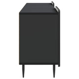 TV Cabinet Black 150 x 31 x 52 cm Engineered Wood 894456