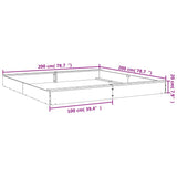Sandbox with Seats White Square Solid Wood Pine 825045