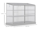 3 Tier Greenhouse Garden Outdoor Cold Frame Plant Flower Growth Transparent Polycarbonate Board T3398P317744