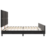 ZNTS Black Velvet Bed Frame 200x200 cm 3345031